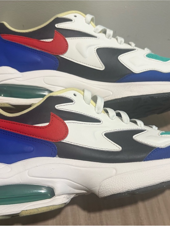 Nike Other - Nike White, Red, Blue and Teal Chunky Runner Sneakers